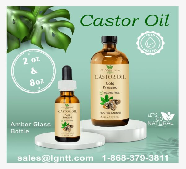 castor oil sizes