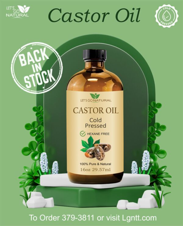 Castor Oil Cold Pressed - Organic