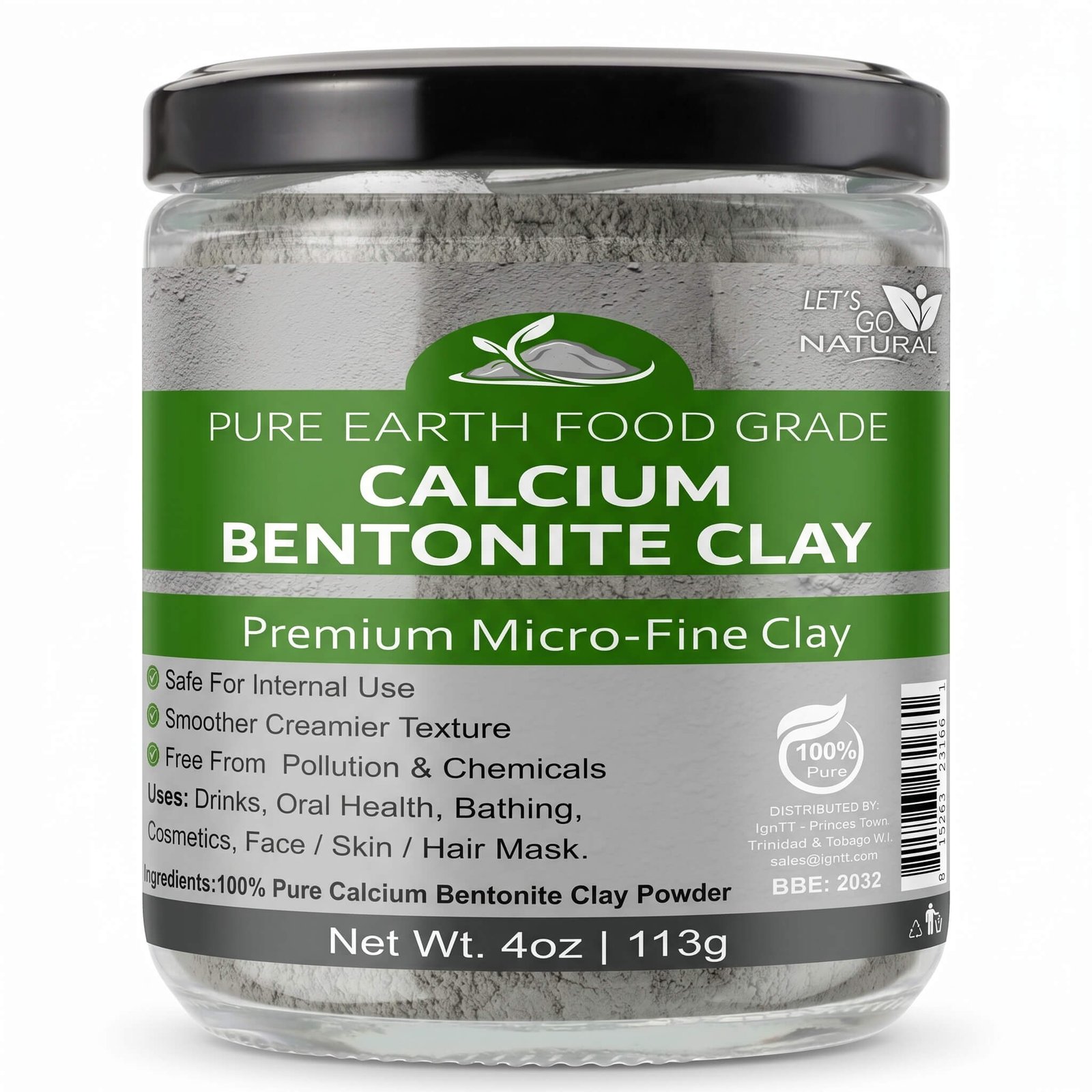 Bentonite clay 4oz Food Grade