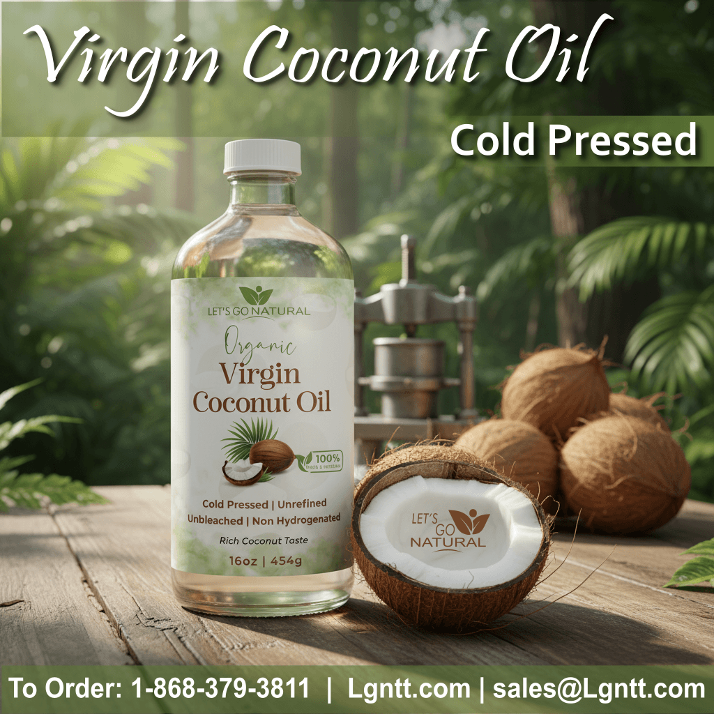 Coconut Oil Cold Pressed Virgin Organic